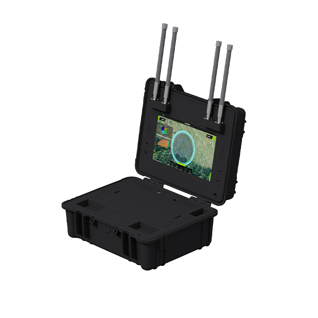 ອຸປະກອນກວດຈັບ UAV ແບບພົກພາ 3km 2.4GHz 5.8GHz