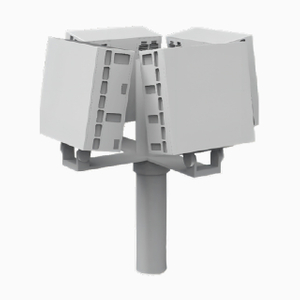 X band 5 km quadpanel radar 1700w 